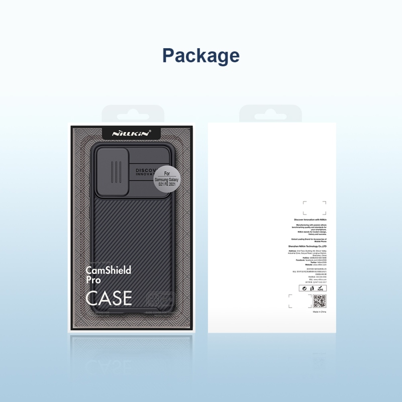 Nillkin CamShield PRO Zadní Kryt pro Samsung Galaxy S21 FE 5G Black