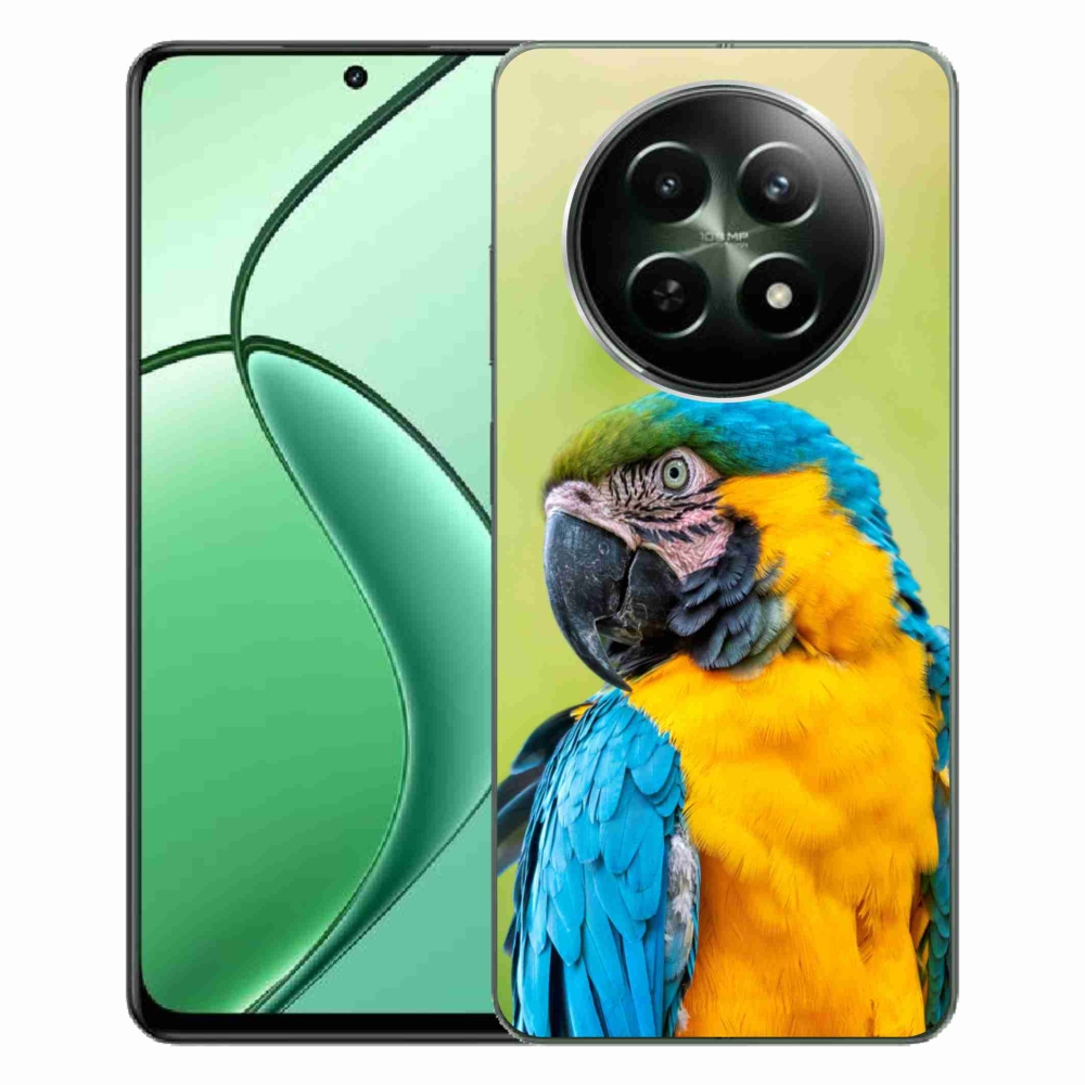 Gelový obal mmCase na Realme 12 5G/12x 5G - papoušek ara 2