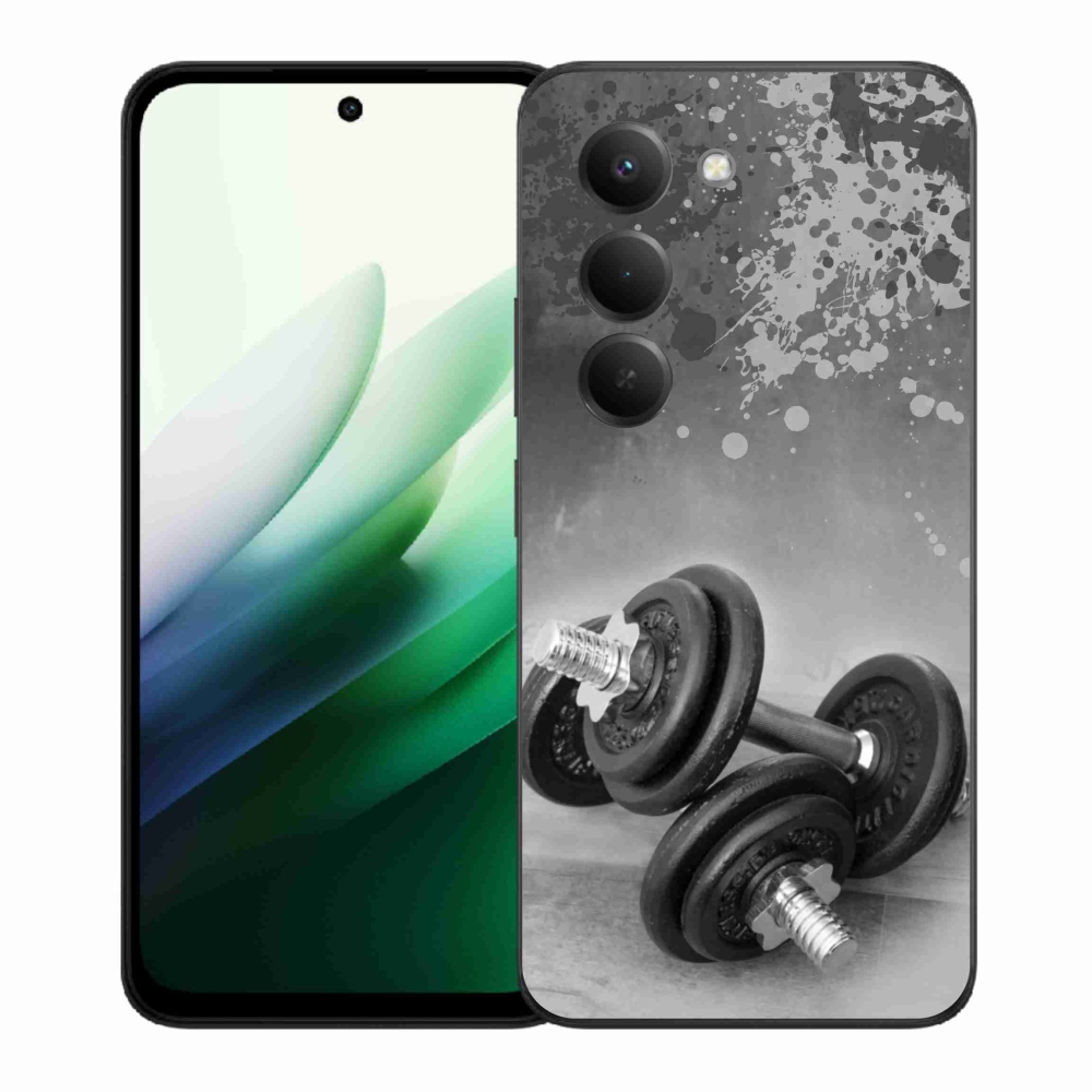 Gelový kryt mmCase na Xiaomi Redmi 15 5G (169mm) - činky 1