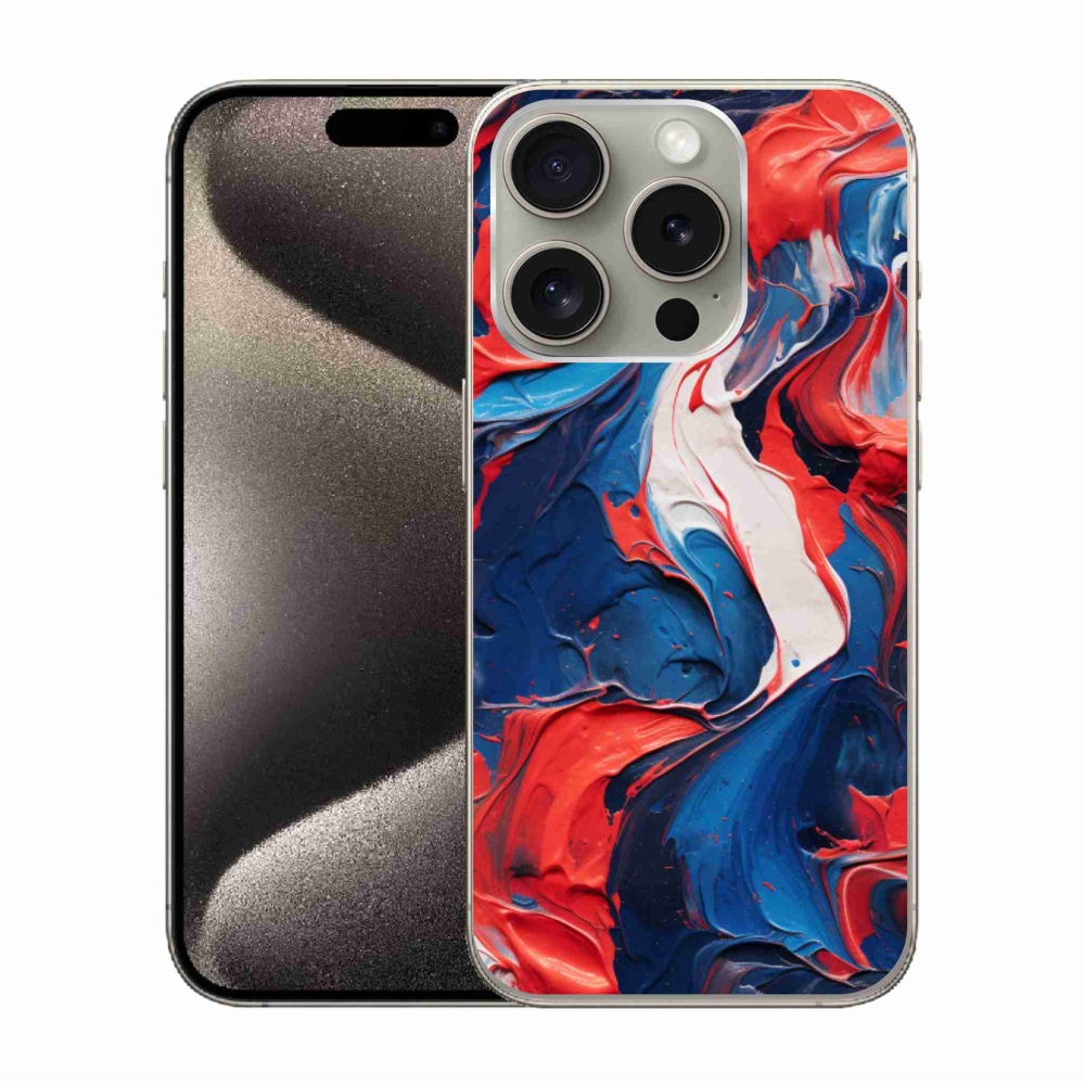 Gelový kryt mmCase na iPhone 15 Pro - abstraktní motiv 7