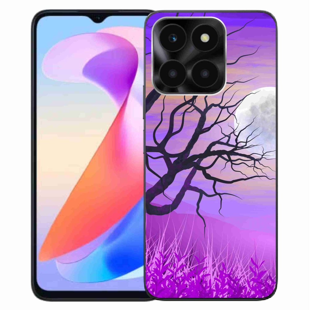 Gelový obal mmCase na Honor X6a - kreslený opadaný strom