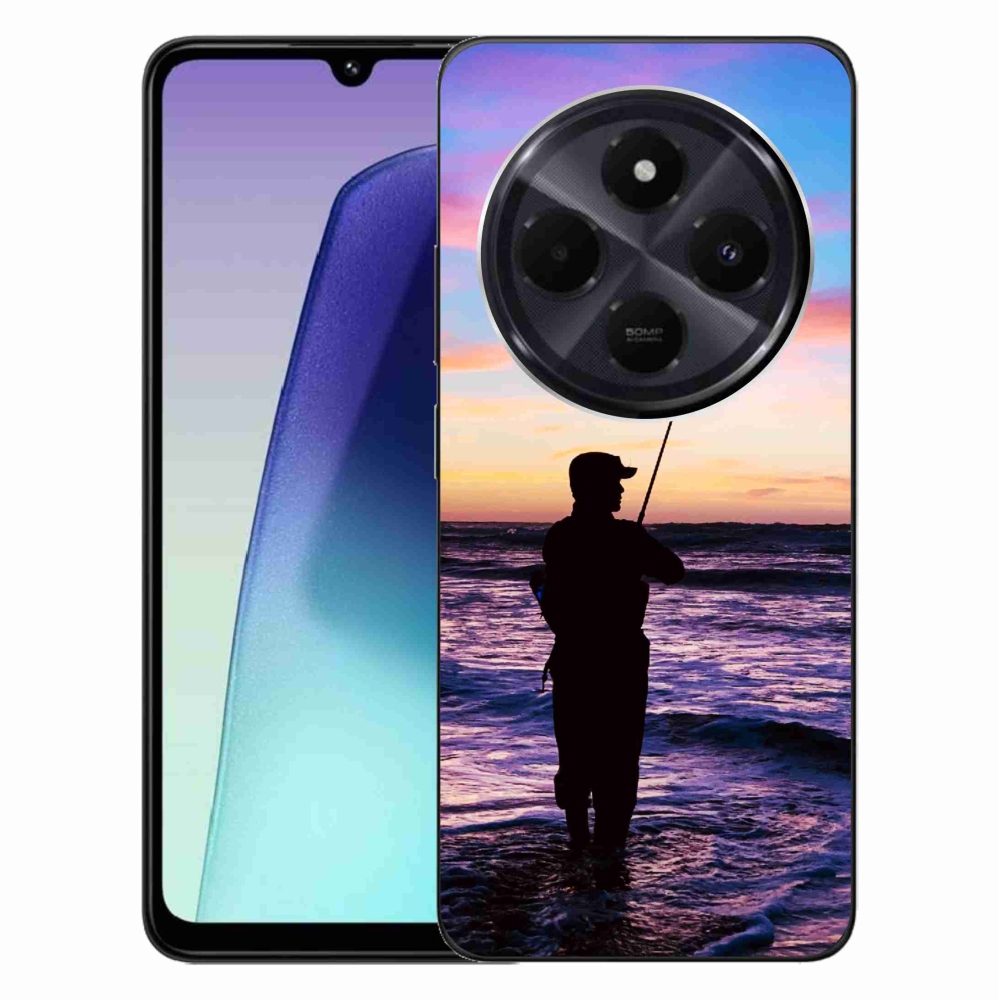 Gelový kryt mmCase na Xiaomi Redmi 14C/Poco C75 - rybaření 1