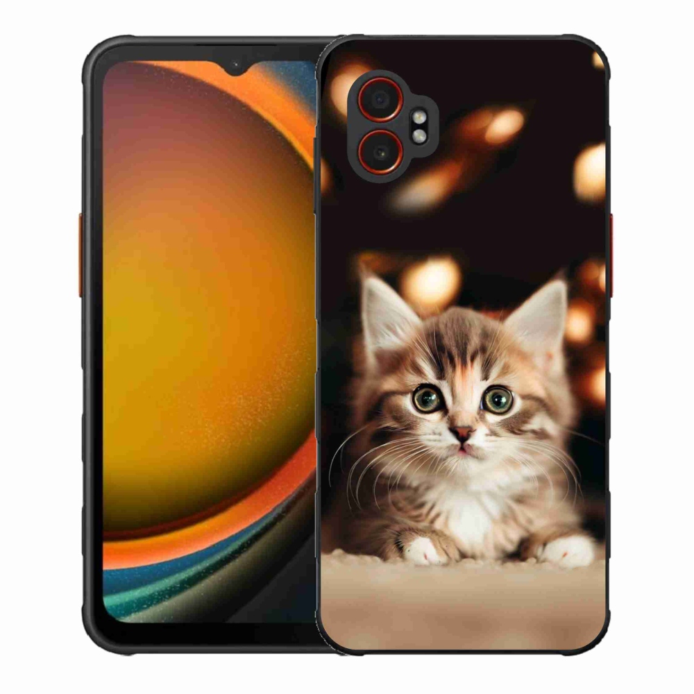Gelový kryt mmCase na Samsung Galaxy Xcover 7 Pro - roztomilé kotě 2