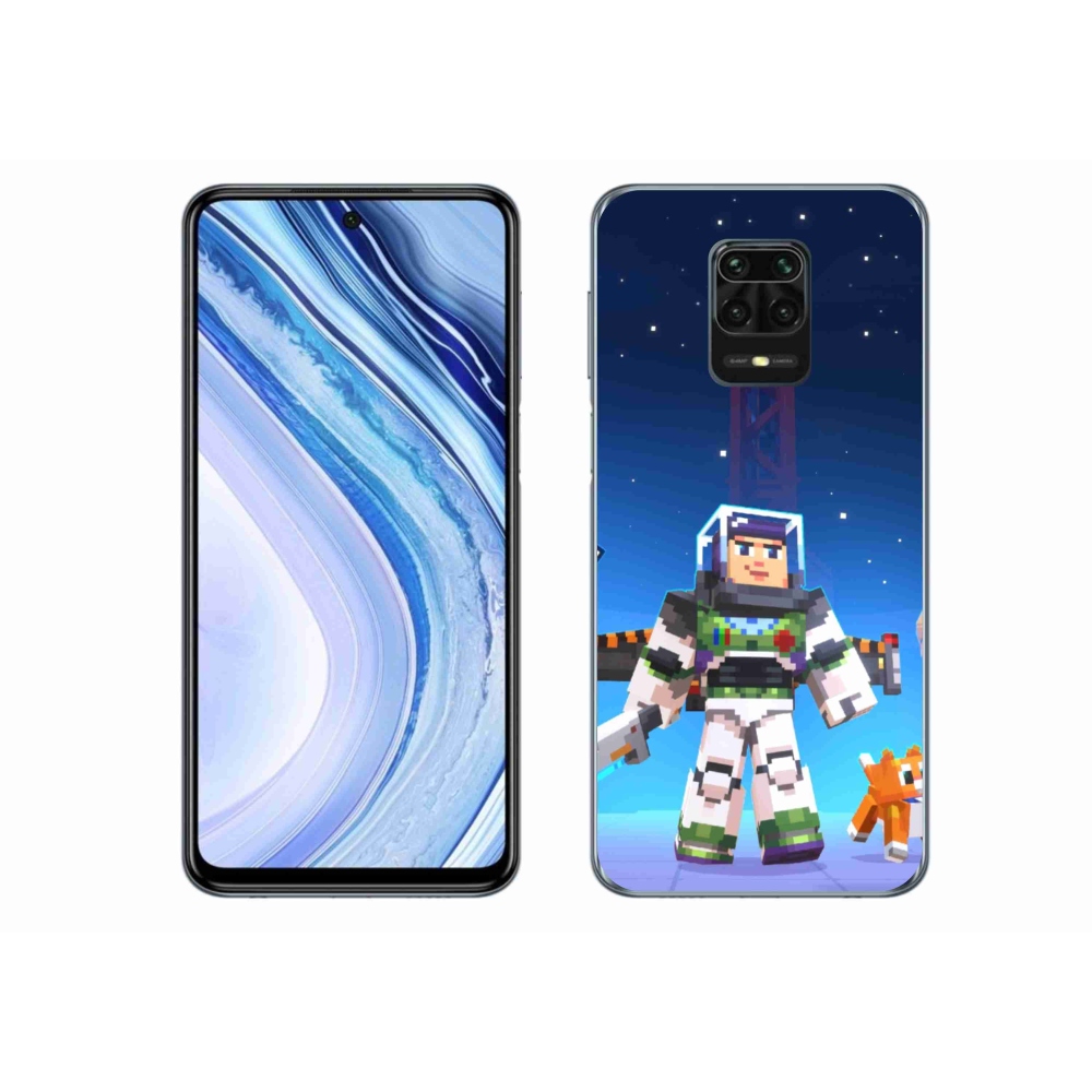Gelový kryt mmCase na Xiaomi Redmi Note 9 Pro - minecraft 2
