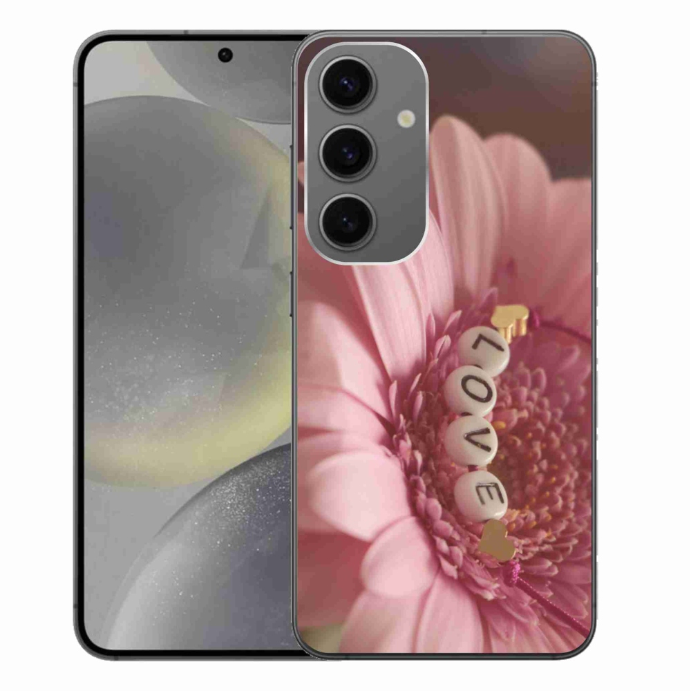 Gelový kryt mmCase na Samsung Galaxy S24+ - přívěsek love