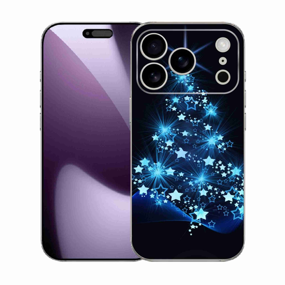 Gelový kryt mmCase na iPhone 17 Pro - vánoční stromek