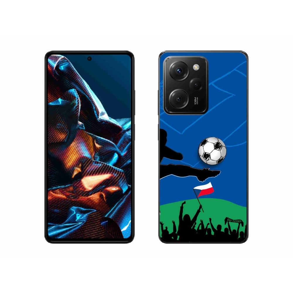 Gelový kryt mmCase na Xiaomi Poco X5 Pro 5G - fanoušci fotbalu
