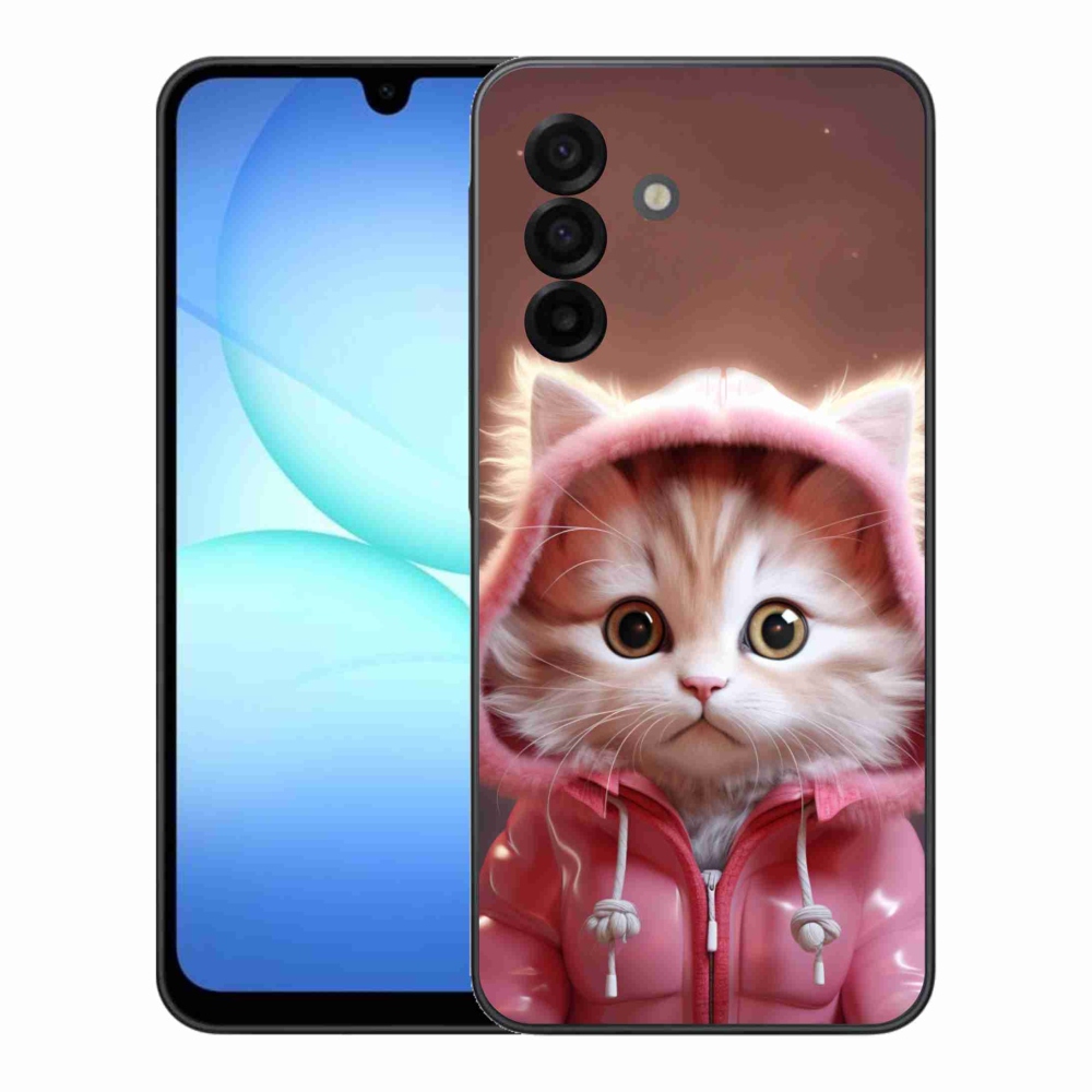 Gelový kryt mmCase na Samsung Galaxy A17 4G/5G - roztomilé kotě 3
