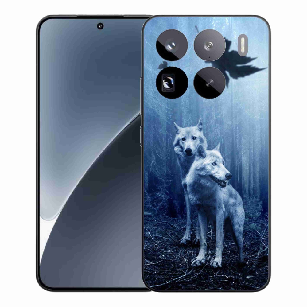 Gelový kryt mmCase na Xiaomi 15 Pro - vlci v lese