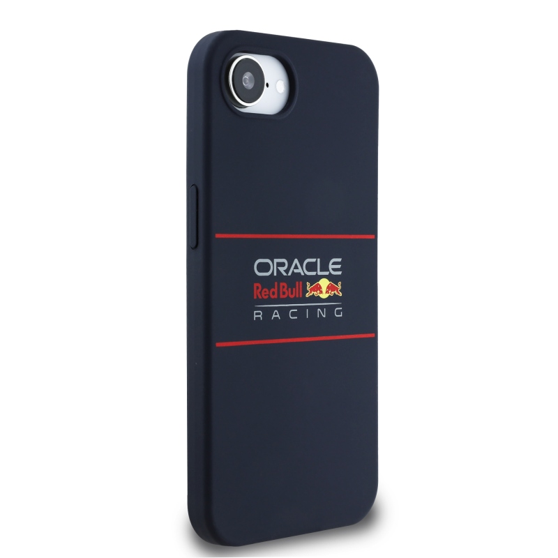 Red Bull Silicone Horizontal Logo MagSafe Zadní Kryt pro iPhone 16e Navy