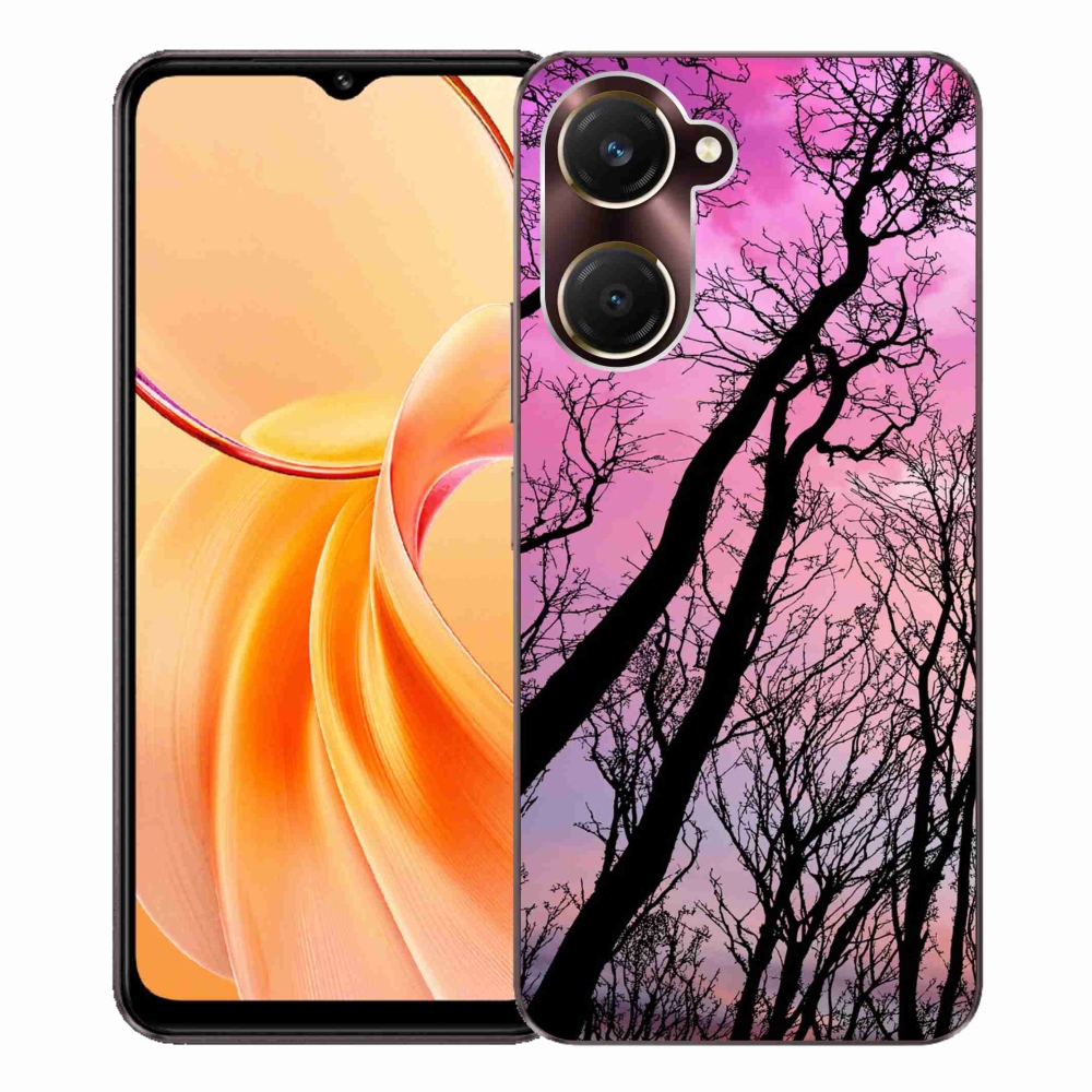 Gelový kryt mmCase na Vivo Y28s 5G - opadané stromy
