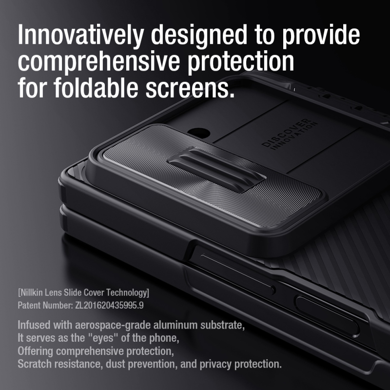 Nillkin CamShield FOLD Slot+Stand Zadní Kryt pro Samsung Galaxy Z Fold 6 Black