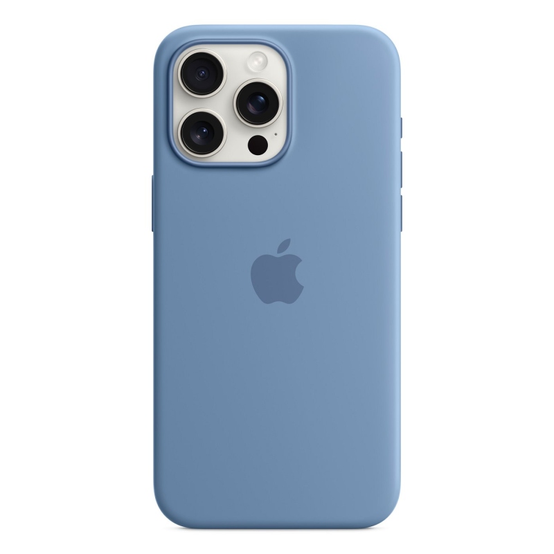 MT1Y3ZM/A Apple Silikonový Kryt vč. Magsafe pro iPhone 15 Pro Max Winter Blue