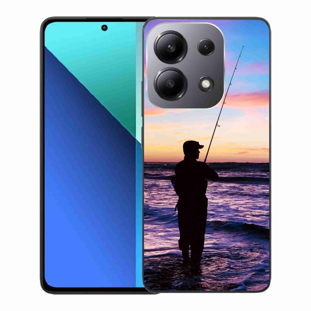 Gelový kryt mmCase na Xiaomi Redmi Note 13 - rybaření 1