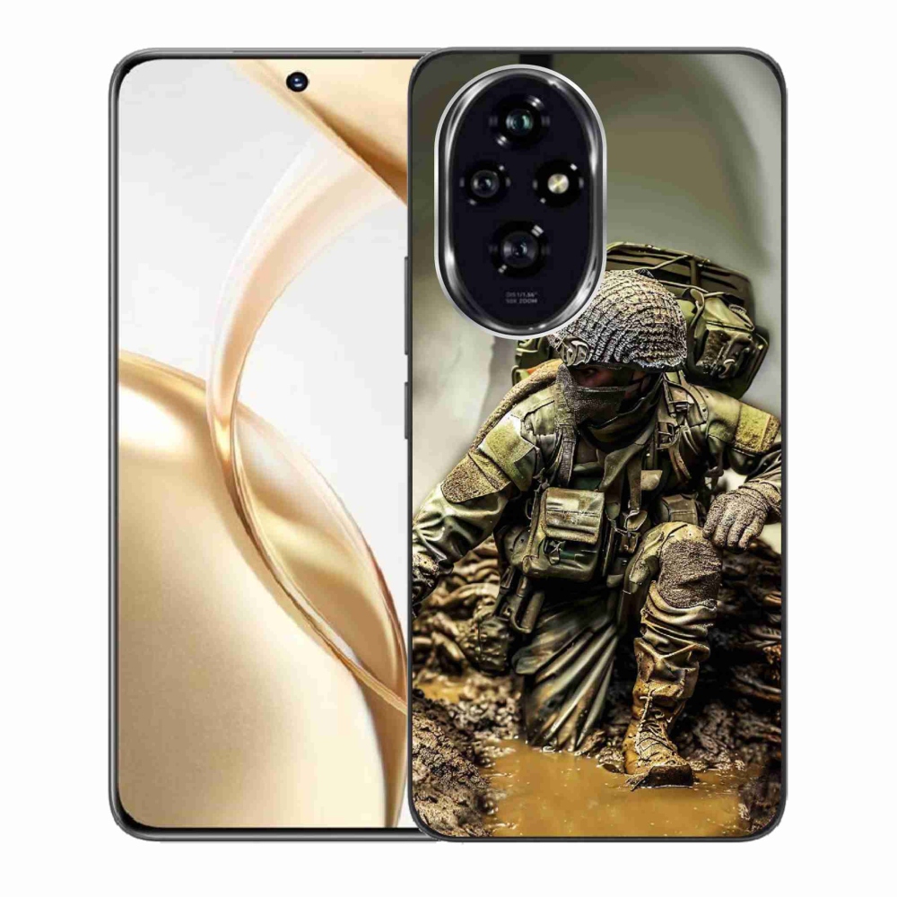 Gelový kryt mmCase na Honor 200 5G - voják