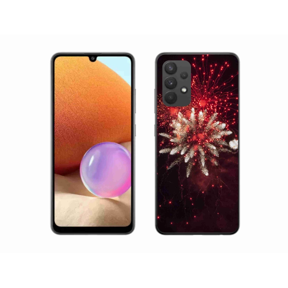 Gelový kryt mmCase na Samsung Galaxy A32 4G - ohňostroj