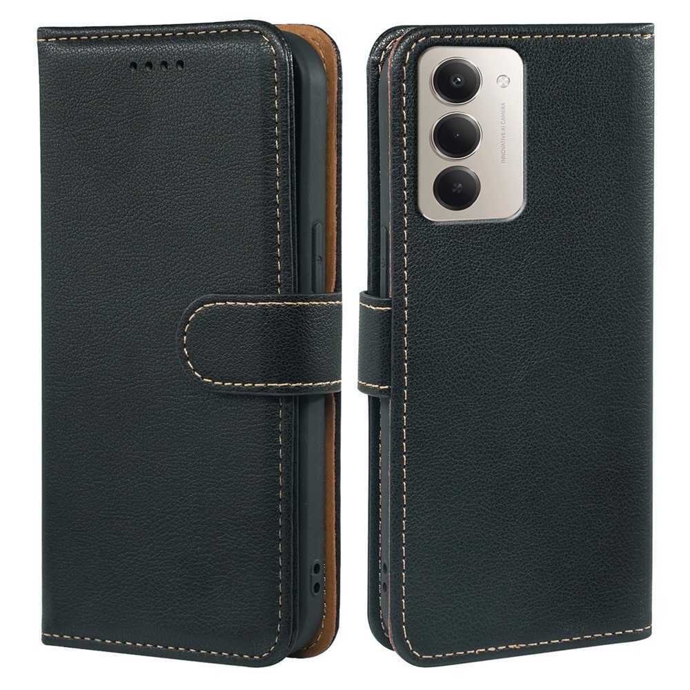 Clasp knížkové pouzdro na Xiaomi Redmi 15 5G - černé