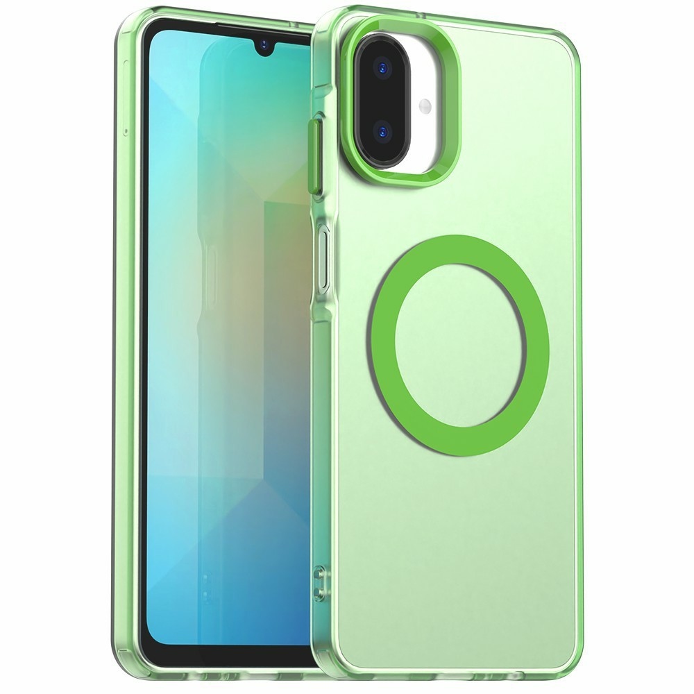 Candy gelový obal MagSafe pro Samsung Galaxy A07 4G - zelený