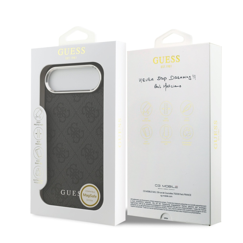 Guess 4G MagSafe Zadní Kryt pro iPhone Air Black