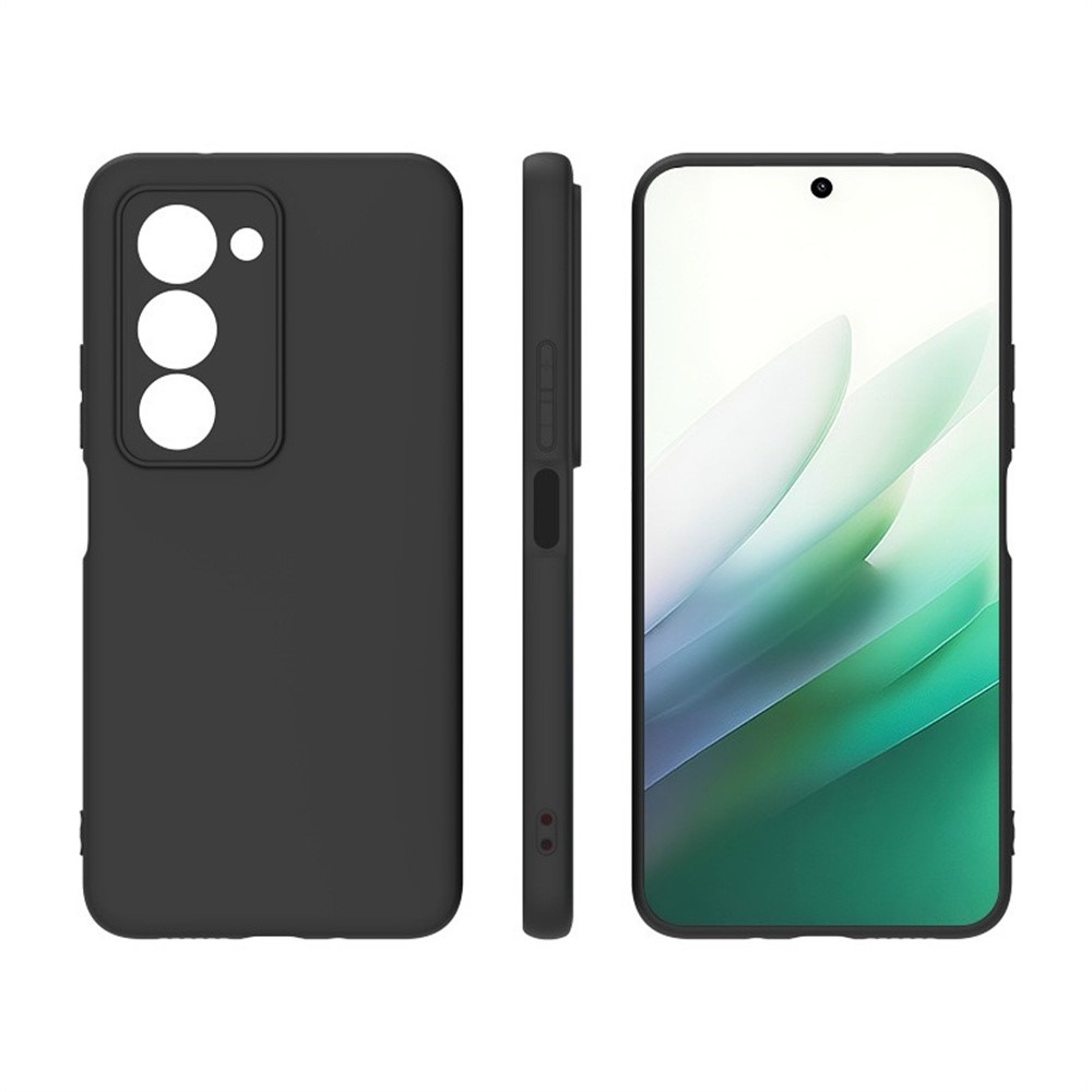 Matný gelový obal na Xiaomi Redmi 15 5G (169mm) - černý