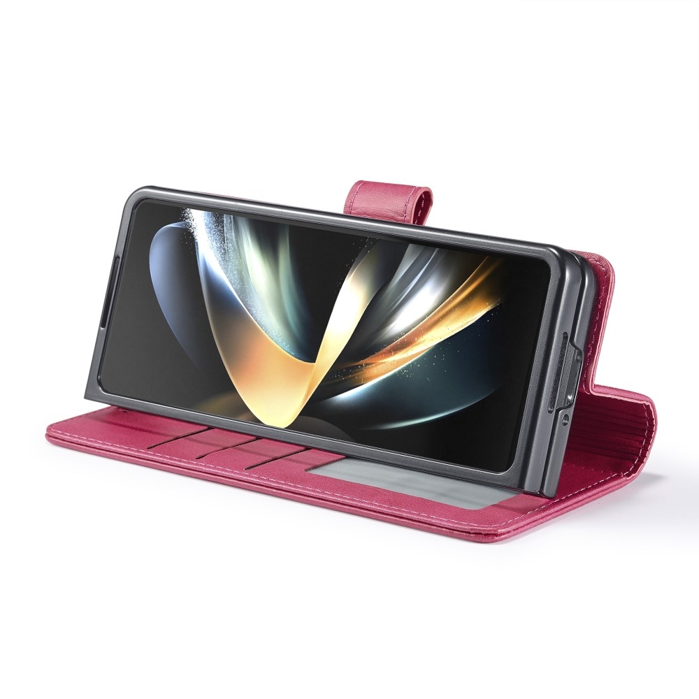 Imeeke knížkové pouzdro na Samsung Galaxy Z Fold5 5G - rose