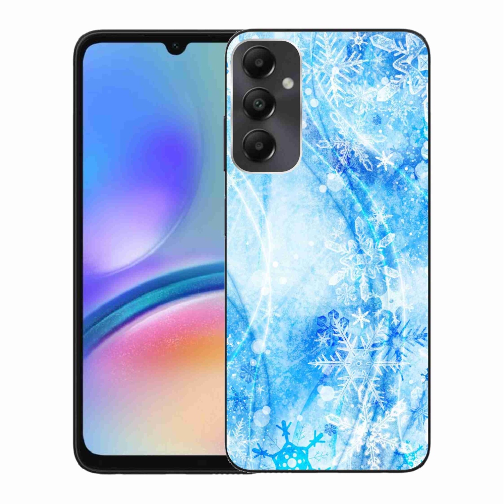 Gelový kryt mmCase na Samsung Galaxy A05s - sněhové vločky