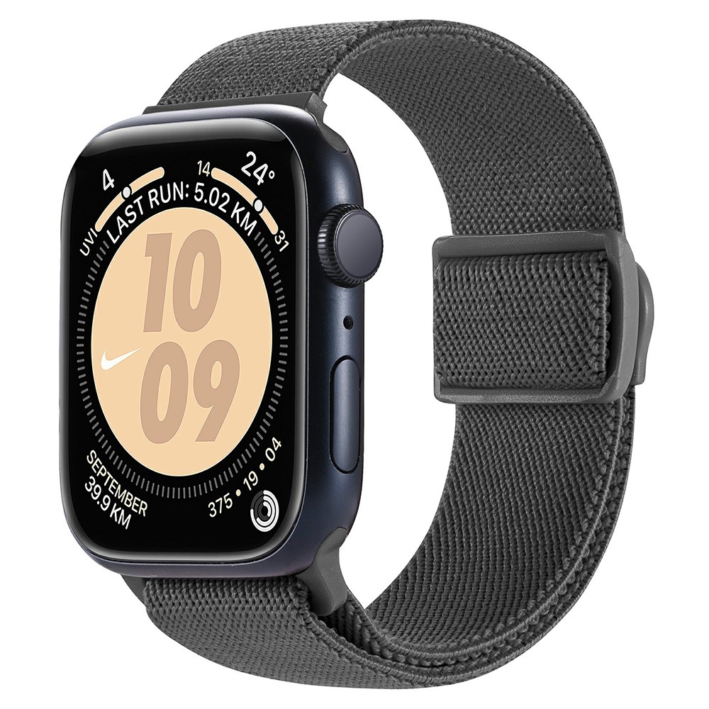 Gradient nylonový řemínek na Apple Watch Ultra/Ultra 2 49mm/SE/SE 2022/2023 44mm/9/8/7 45mm/6/5/4 44mm/3/2/1 42 mm - šedý
