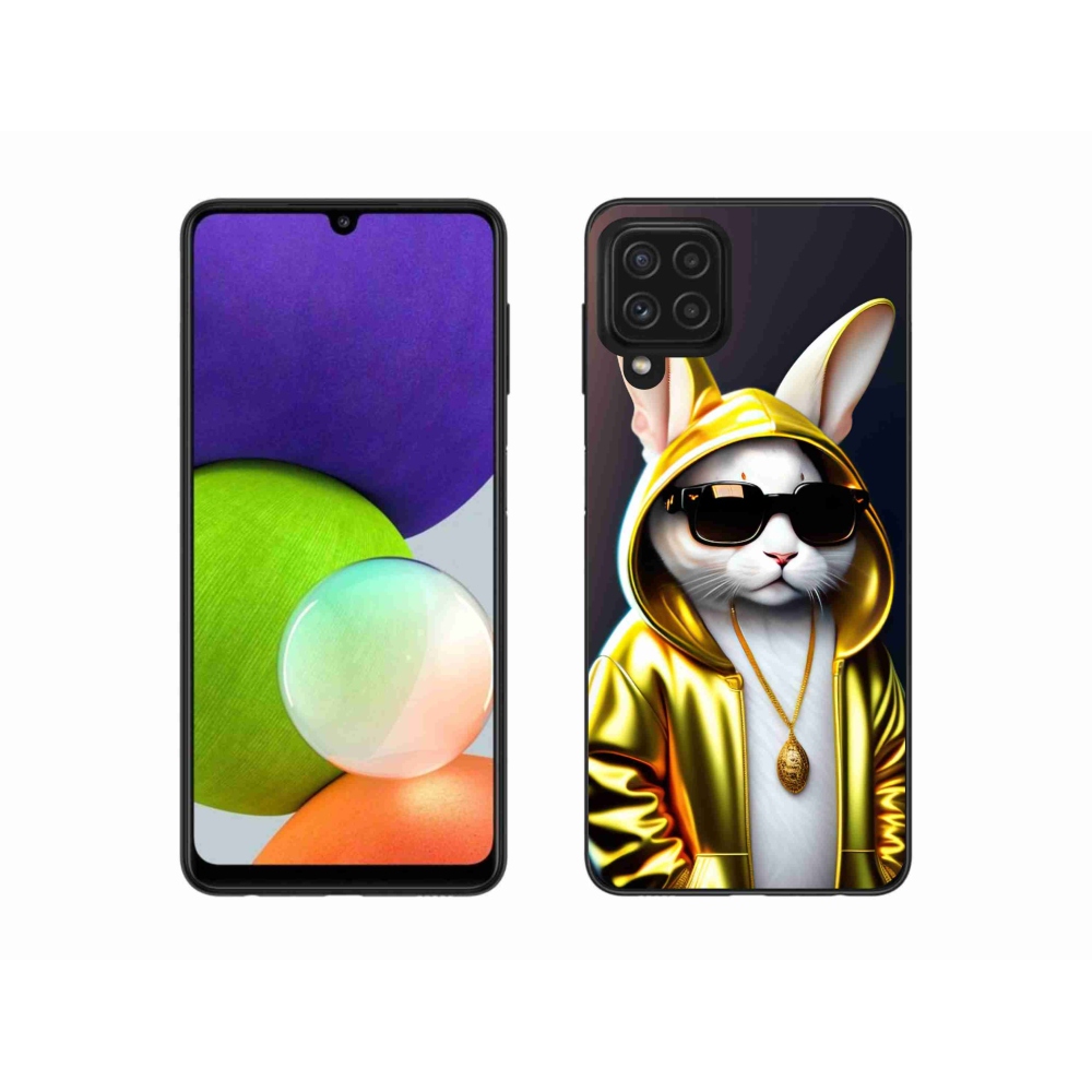 Gelový kryt mmCase na Samsung Galaxy A22 4G - kočka boss