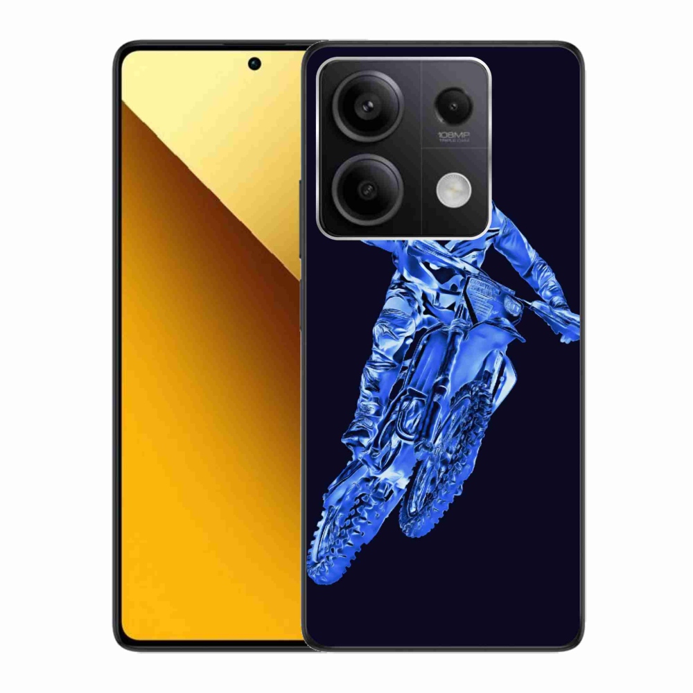 Gelový kryt mmCase na Xiaomi Redmi Note 13 5G - motocross 1