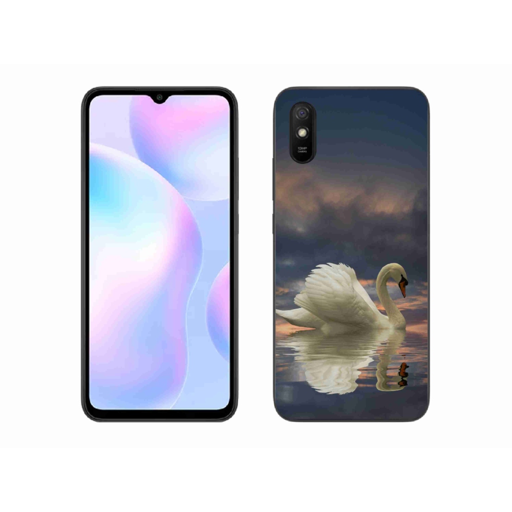 Gelový kryt mmCase na Xiaomi Redmi 9AT - labuť