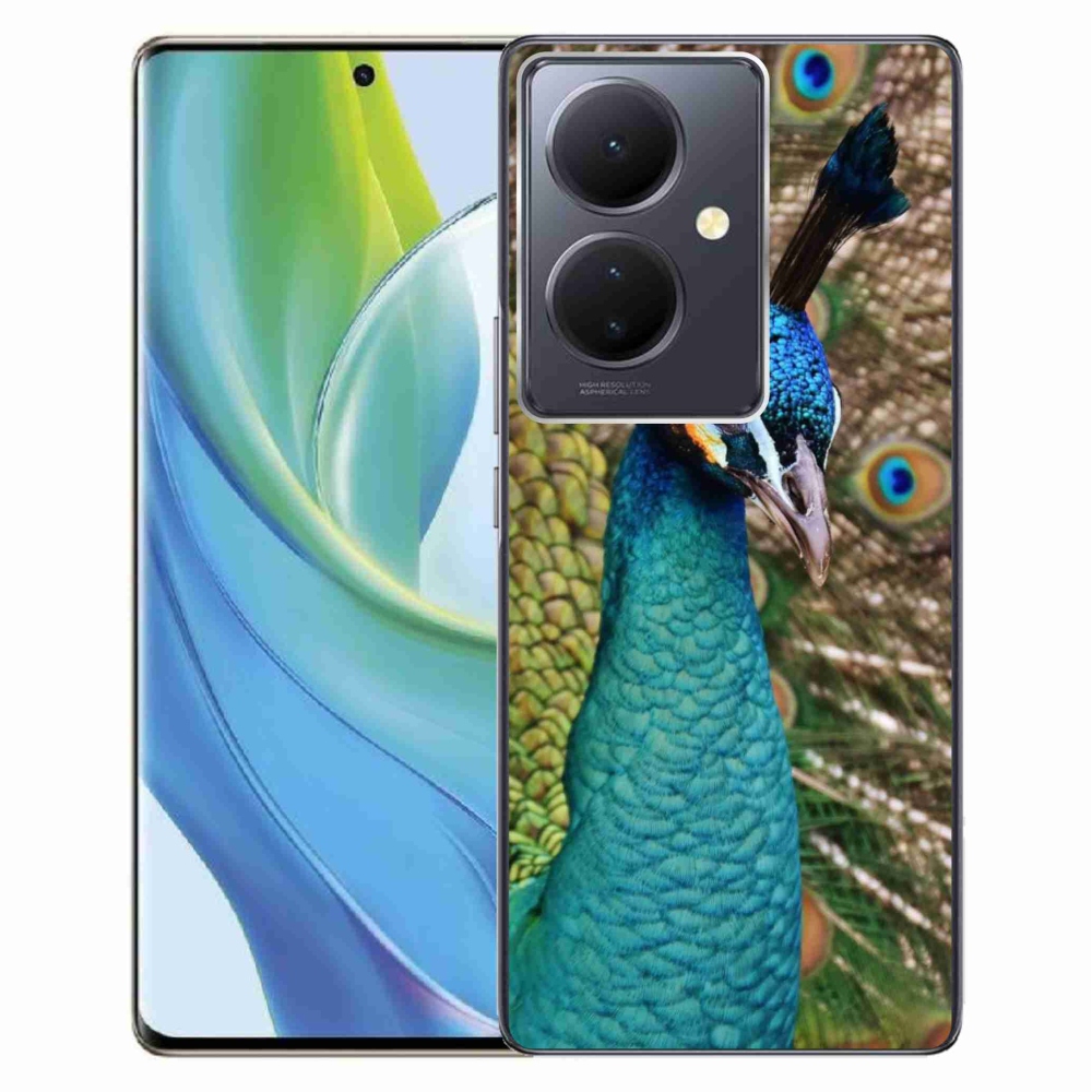 Gelový kryt mmCase na Vivo V29 Lite 5G - páv