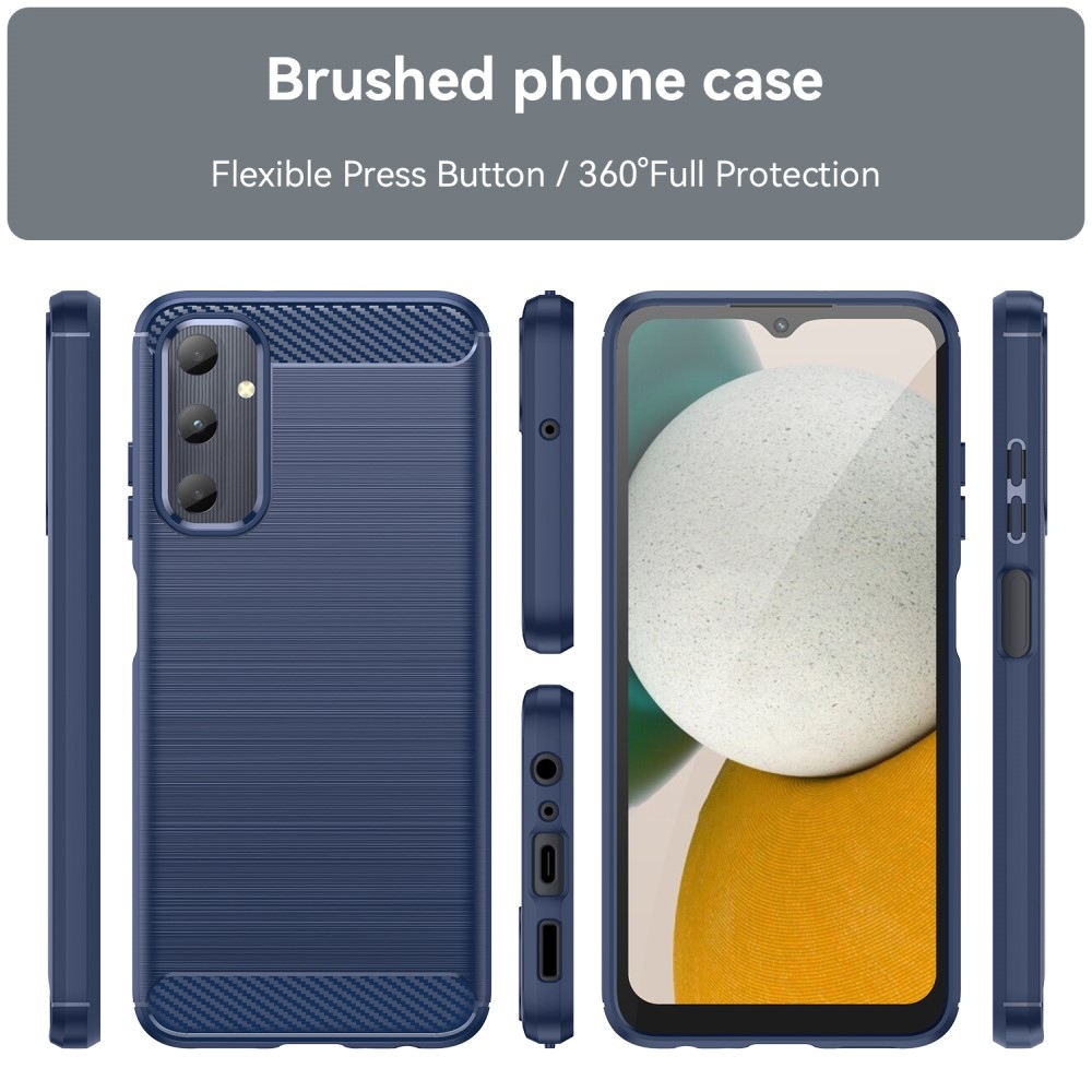 Carbon odolný gelový obal na Samsung Galaxy A05s - modrý