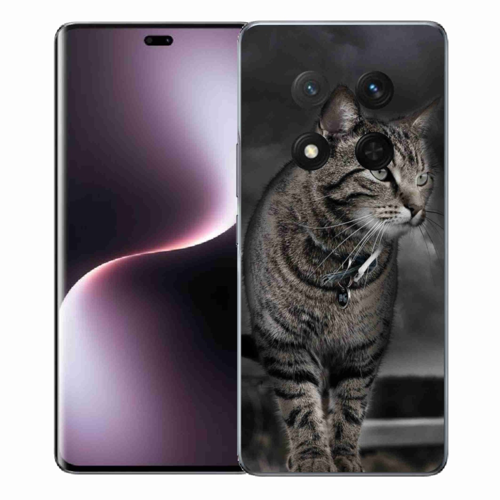 Gelový kryt mmCase na Honor Magic 7 Lite 5G - kočka