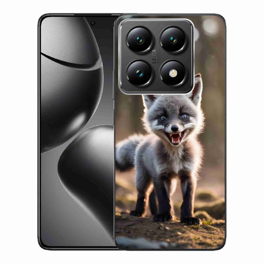 Gelový kryt mmCase na Xiaomi 14T Pro - rozzuřená liška
