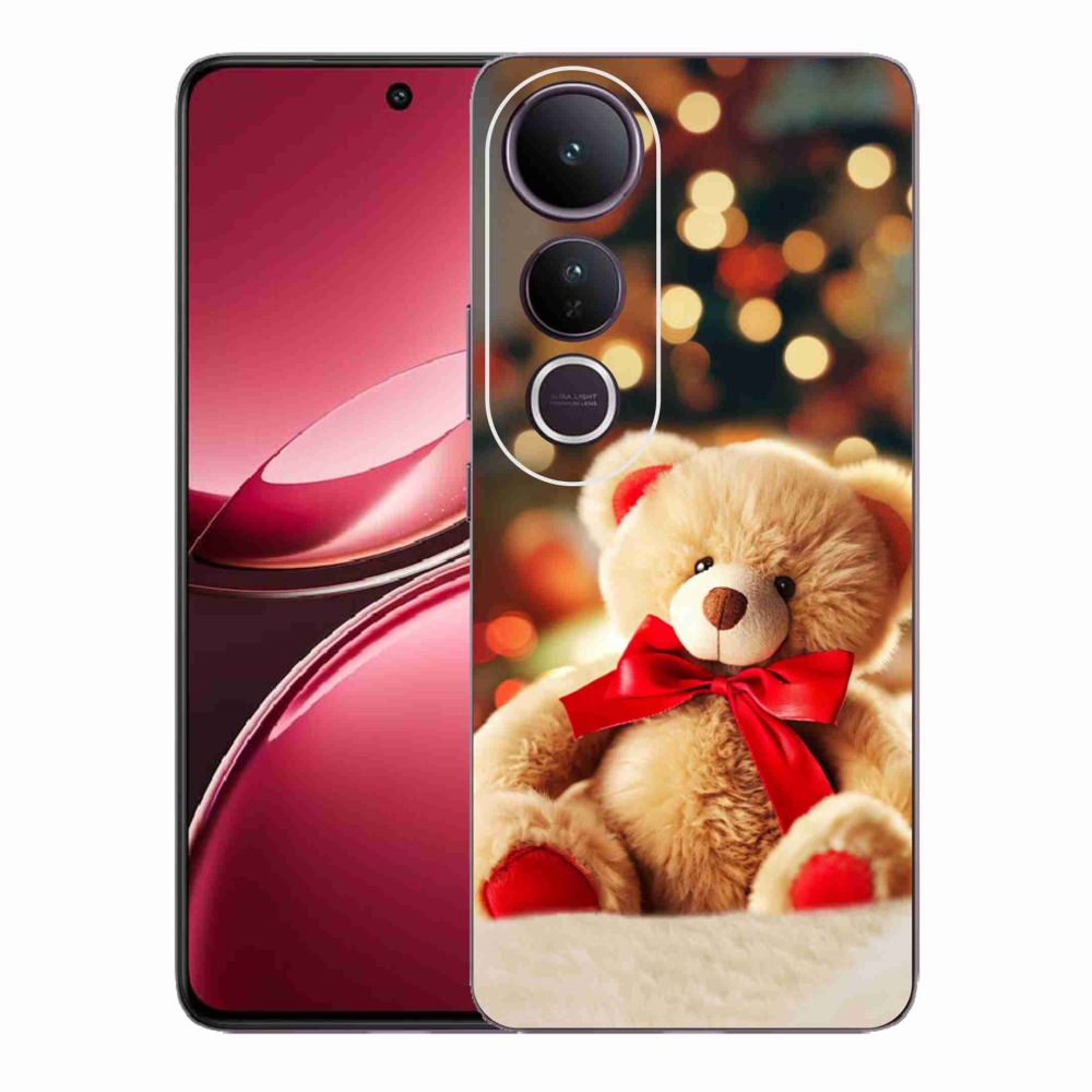 Gelový kryt mmCase na Vivo V50 Lite 4G/5G - plyšový medvídek