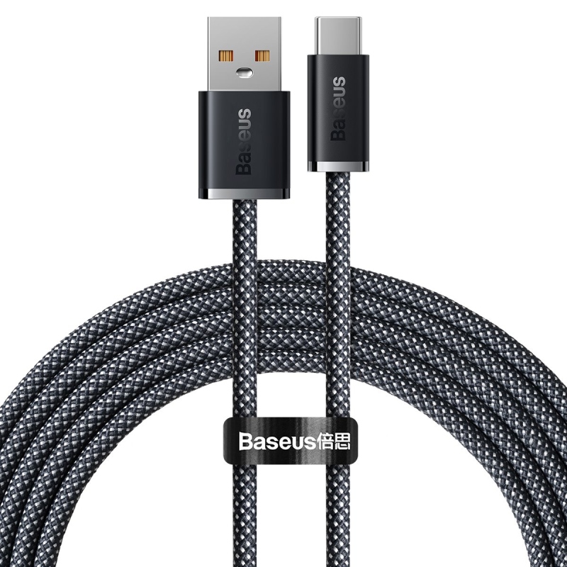 Baseus Dynamic Series Fast Charging Datový Kabel USB-A - USB-C 100W 2m Slate gray