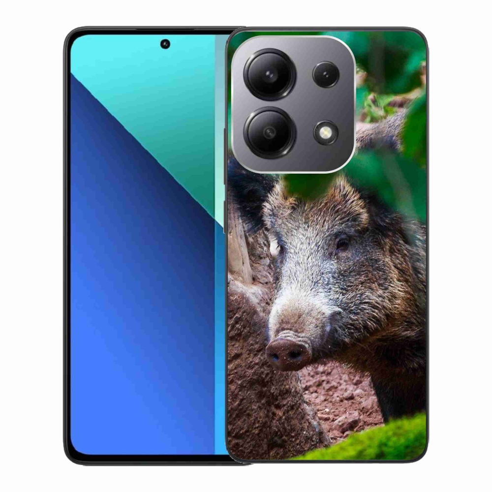 Gelový kryt mmCase na Xiaomi Redmi Note 13 - divoké prase