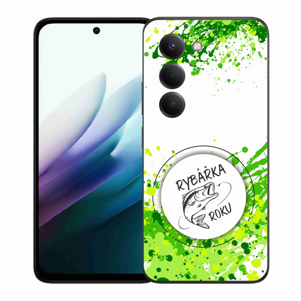 Gelový kryt mmCase na Xiaomi Redmi 15 4G/5G (171mm) - rybářka roku bílé pozadí