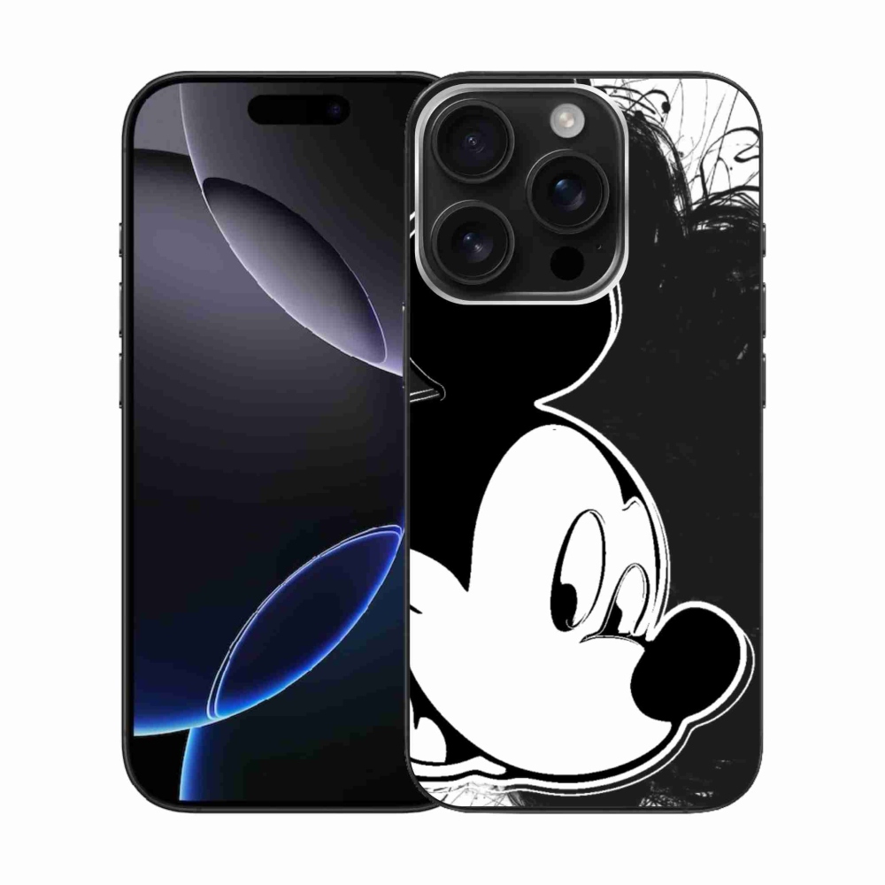Gelový kryt mmCase na iPhone 16 Pro - mickey mouse 1