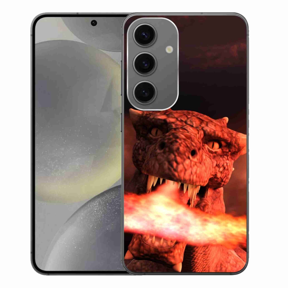 Gelový kryt mmCase na Samsung Galaxy S24+ - drak