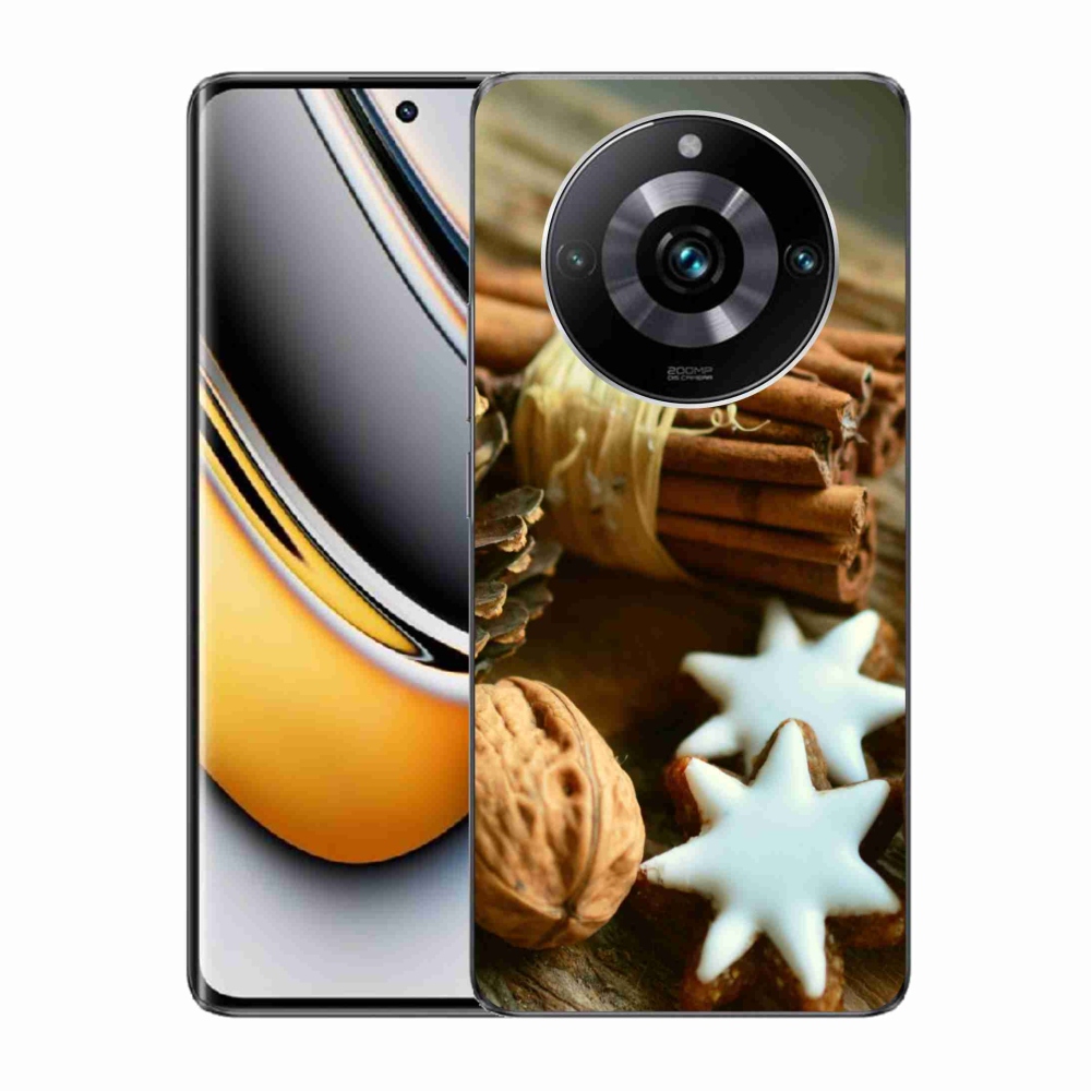 Gelový kryt mmCase na Realme 11 Pro/11 Pro+ - skořice a perníčky