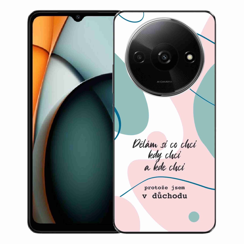 Gelový kryt mmCase na Xiaomi Redmi A3  - vtipný text 10 bílé pozadí