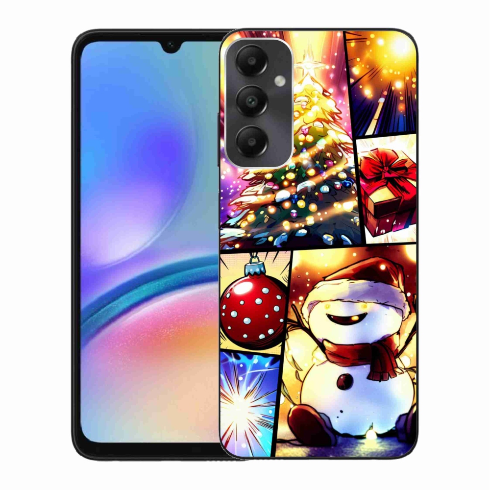 Gelový kryt mmCase na Samsung Galaxy A05s - vánoční motivy 1