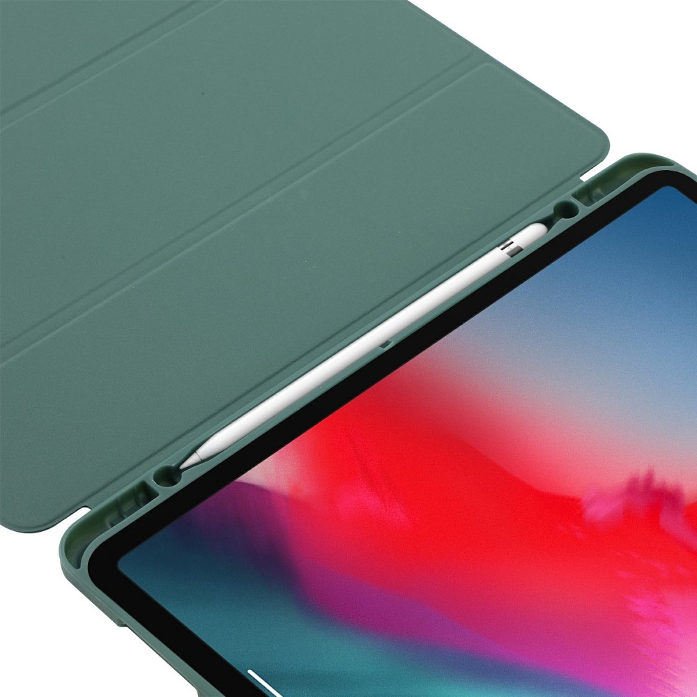 Chytré polohovatelné pouzdro na iPad Pro 11 (2020/21/22) - tmavězelené