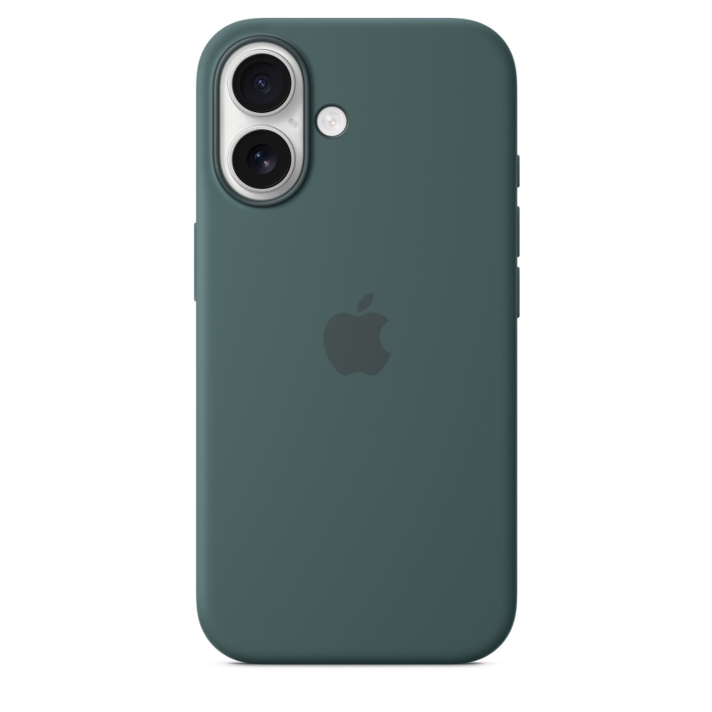 MYY83ZM/A Apple Silikonový Kryt vč. Magsafe pro iPhone 16 Lake Green