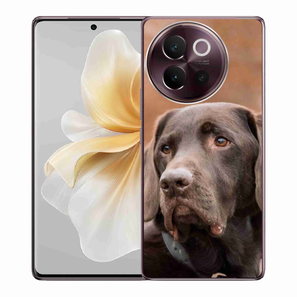 Gelový obal mmCase na Vivo V40 Lite 5G - hnědý labrador