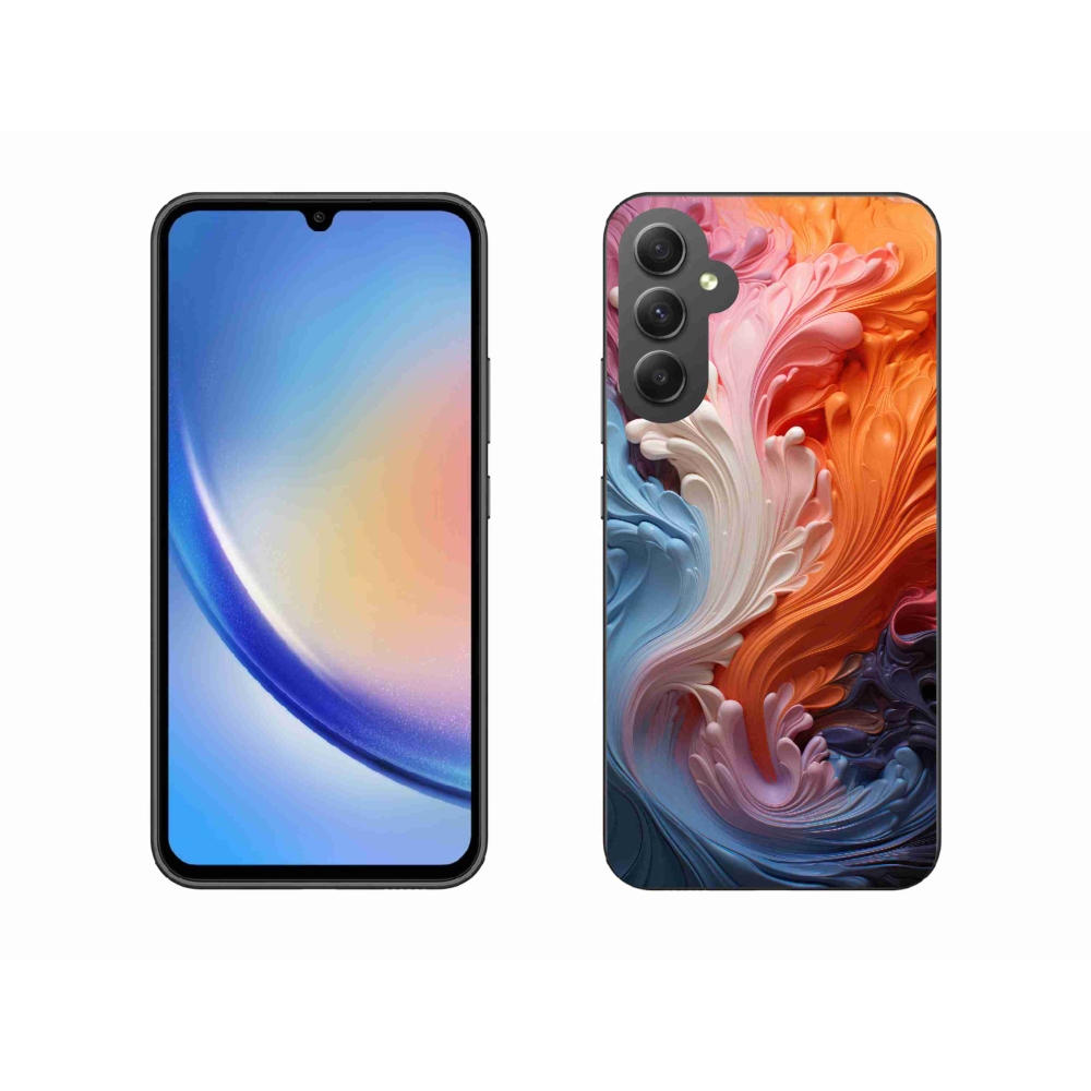 Gelový kryt mmCase na Samsung Galaxy A34 5G - abstraktní motiv 8