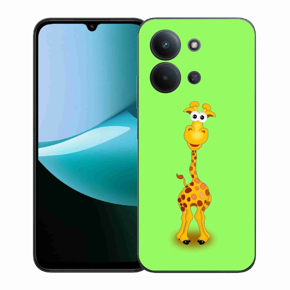 Gelový kryt mmCase na Xiaomi Redmi 15C 4G (171mm)/Poco C85 4G (171mm) - kreslená žirafa