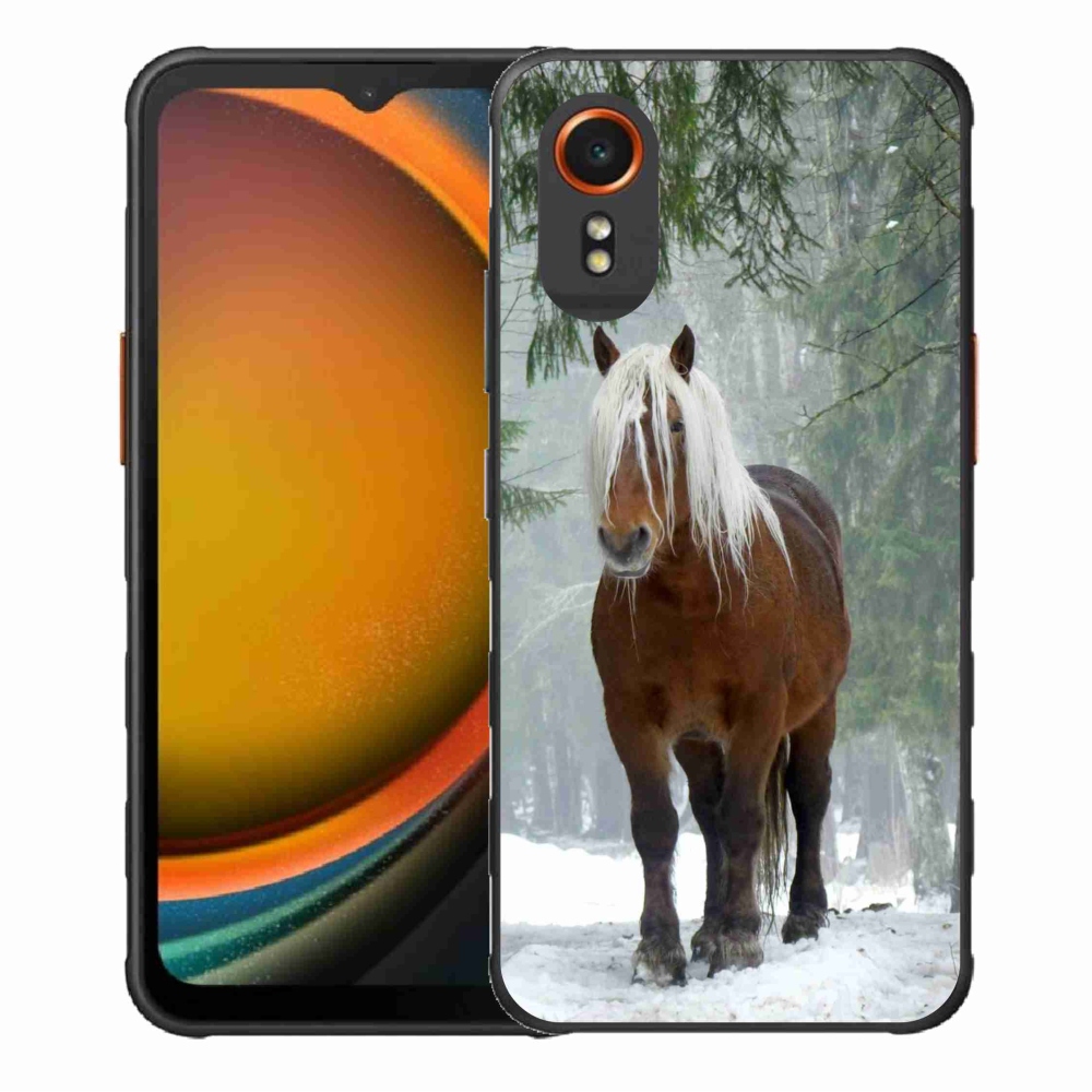 Gelový obal mmCase na Samsung Galaxy Xcover 7 - kůň v lese
