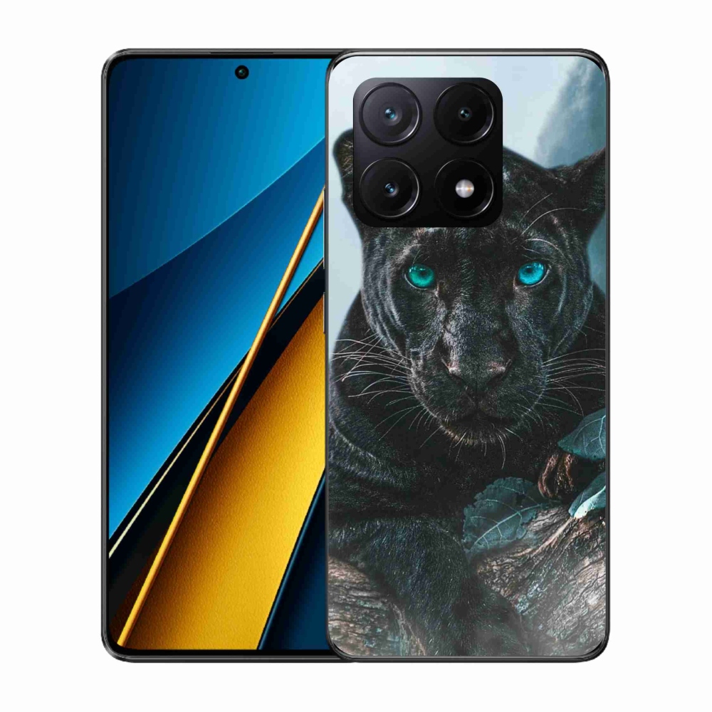 Gelový kryt mmCase na Xiaomi Poco X6 Pro 5G - černý panter